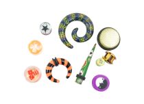 Set of 10 Acrylic Extenders Various sizes and colors | Itc