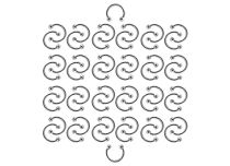 Set of Titanium Horseshoes Ball 3 mm | Itc