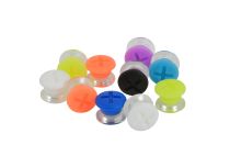 Set of Acrylic Tunnel Clip-on Colored Silicone Cross Tips | Itc