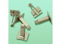 Piercing steel staples in packs of 100 pieces