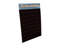 Leatherette display 80 clips, 25x35cm, logo