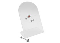 16-place transparent jewelry display stand