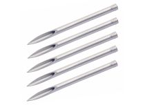 Sterile triple-bevel internal thread needle