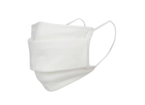 Washable 3-ply fabric hygiene mask - White