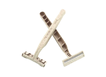  Disposable double-blade biodegradable razor