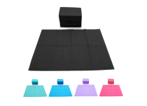Multi-colored bib towel