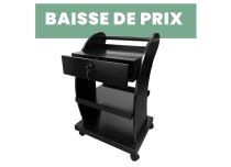 3-shelf black sideboard | Itc