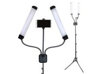 Double LED floor lamp