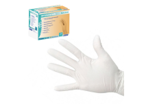 White sterile latex gloves - powder-free | Euromedis