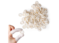 White latex finger cots