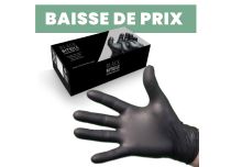 Black nitrile gloves - powder-free | Itc