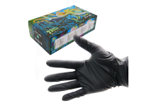 Tag black nitrile gloves - powder-free | Itc