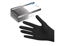 Black latex gloves - powder-free | Unigloves